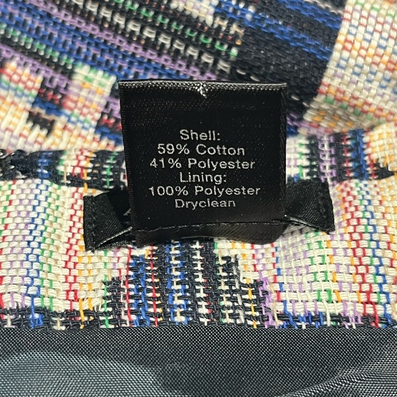 Ann Taylor Women's Pencil Skirt Blue Aztec Geometric Print Lined - Picture 9 of 12